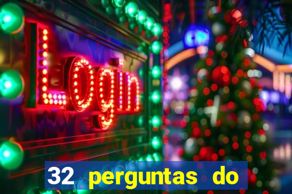 32 perguntas do livro do destino